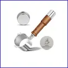 Elegant 51mm Bottomless Portafilter with Walnut Handle for DeLonghi Espresso ...