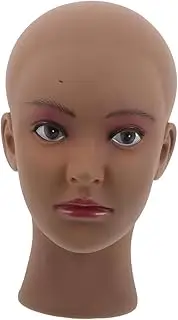 BESTYASH Mannequin Head Bald Female Cosmetology Head Hairdressing Training Head Doll for Wigs Making, Wig Hat Displaying