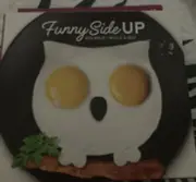NEW Fred & Friends Owl Funny Side Up Egg Pancake Ring Mold Fun Kitchen Tool TWO