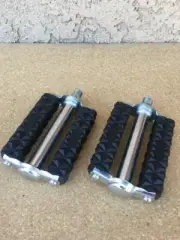 NEW 1/2" Classic UNION WAFFLE BLOCK Pedals for 1-piece Cranks Schwinn Old School