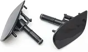 2Pcs For Porsche MACAN 95B 2014-2018 Car Front Bumper Headlight Head Light Washer Jet Nozzle Cover Caps 95B955099A 95B955100A Unpainted Spare parts