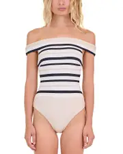 Simkhai Walker Off-the-Shoulder One Piece Swimsuit