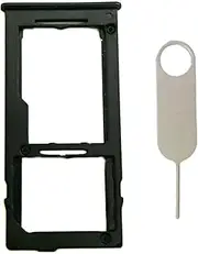 Single Sim Card Tray Slot Holder Micro SD Card Replacement for Samsung Galaxy A42 5G SM-A426U A426U1 A426W A426B A426 Incl Card Ejector pin (Black)