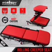 HORUSDY 100cm Z Creeper Seat Foldable Rolling Stool Mechanic Chair Workshop Tool