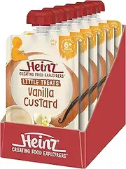 Heinz Little Treats Simply Vanilla Custard Baby Food for Ages 6+ Months 120 g