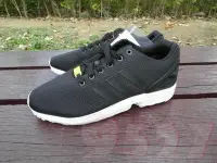 在飛比找Yahoo!奇摩拍賣優惠-9527 ADIDAS ZX FLUX 編織 黑白 KANY