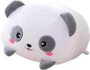 Cute Plush Panda Stuffed Squishy Animal Panda Cylindrical Body Panda Pillow,Super Soft Panda Hugging Toy Pillow Kids Kawaii Sleeping Panda Pillow Gifts for Bedding Decor or Home Decor 8-Inch