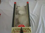 COCA COLA ANIMATION COLLECTION COKE BEAR ON ICE SKATES ACTION