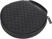 Angoily 1pc Bag Storage Bag Vinyl Draw Rack Large Bags Zipper Wallet Duffle Holder Storage Organizer Hard Disc Case Holder Zip Wallet Phone Mount for Car Record Black