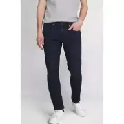 Ben Sherman Mens Skinny Fit Dark Blue Fulham Wash 5 pocket Denim Jeans NEW 31X34