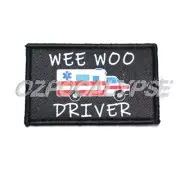 Wee Woo Ambulance Driver Patch - Paramedic Ambo St Johns First Aid Responder ER