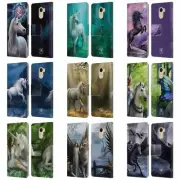 ANNE STOKES MYTHICAL CREATURES LEATHER BOOK WALLET CASE FOR WILEYFOX & ESSENTIAL