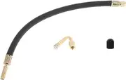 X AUTOHAUX 1set 45 Degree Copper Tire Valve Extension with Flexible Plastic 300mm Tyre Valve Stem Extender for Car Motorcycle RV Truck Bike