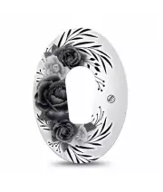 ExpressionMed Dexcom G6 Tattoo Rose Patch 4 Pack