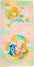 Franco Collectibles Care Bears Classic Retro Super Soft Cotton Bath/Pool/Beach Towel, 60 in x 30 in, (Official Licensed Product)