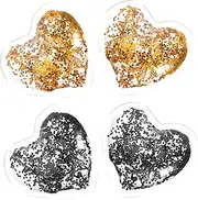 HAPINARY Pcs Heart-shaped Eye Gel Pads under Eye Cooling Packs for Beauty Health