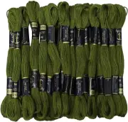 Anchor Stranded Cotton Thread for Cross Stitch/ Embroidery Color -Green 268