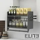 Galley 2-Tier Pull Down Shelf System - fits a 600mm Cupboard