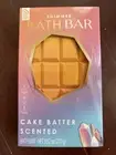 Cake batter shimmer bath bar new