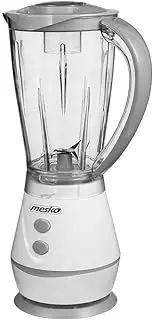 [Mesko] MS 4060g Blender with 1 Litre, 500 W, 2 Speeds, Stainless Steel Blades, BPA-Free, Plastic