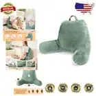 Portable Velvet Back Rest Pillow for Bed - Ideal for Reading and Relaxation