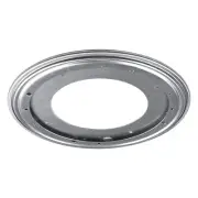 DIY Friendly Lazy Susan Food Serving Trays Galvanized Steel Kitchen Dining Table