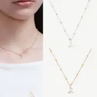 在飛比找momo購物網優惠-【agnes b.】bijoux 女款Color Chain