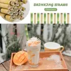 Event Birthday Party Supplies Green Bamboo Drinking Straws Paper Straw