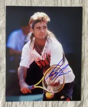 Andre Agassi Hand Signed 8 X 10 Photo With COA