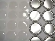 100 Flat Bottle Caps & 100 3D Epoxy Dome Stickers