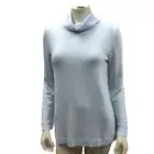 A New Day Womens Light Blue Cowl Neck Long Sleeve Top Size S NWT
