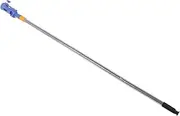 Paint Edger Brush Extension Pole, Stainless Steel Plastic 180 Degree Rotatable Paint Roller Brush Extension Pole for Corner Painting
