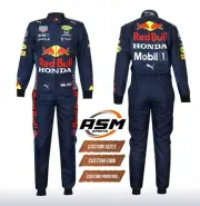 Two Layer One Piece Go Kart Racing Sublimation Racing Gear Suit In All Sizes