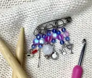 Practical Magic Knit Crochet Stitch Markers Charms Handmade Set Of 6 Sally Owens