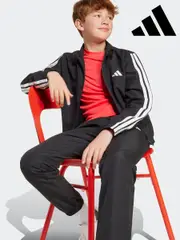 adidas Black Essentials Climacool Kids Tracksuit (AR7828) | $92