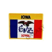 Iowa State Patch / Iowa Flag / Iron On