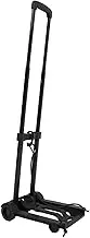 jojofuny Portable Folding Trolley Cart with Wheels Lightweight Utility Cart for Shopping and Luggage and Stable Design for of Heavy Items Compact and Foldable for Convenient Storage