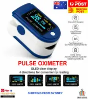 Professional Finger Pulse Oximeter Blood Oxygen Saturation Heart Rate Monitor AU