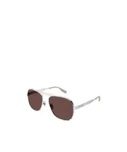 navigator-frame sunglasses 60 Red
