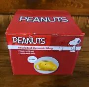 NEW 16oz. Peanuts Woodstock Sculpted Ceramic Coffee Tea Mug Cup Charlie Brown