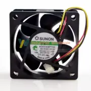 1PC SUNON KDE2406PTV2 24V 1.2W 60mm 6025 silent frequency converter cooling fan