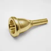 Genuine Curry 24K Gold Tuba Mouthpiece, 128D NEW! Ships Fast!