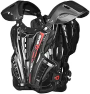 EVS Vex Roost Deflector, protector vest , color: Black/Red , size: L