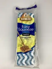 O-Cedar Easy Squeeze Microfiber Wave Sponge Mop Refill Head - Made in USA