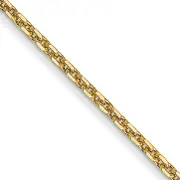 14K Yellow Gold 20 Inch .95mm Diamond-Cut Cable With Lobster Clasp Chain