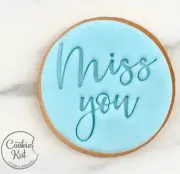 Valentine's Miss You Fondant Cookie Cupcake Fondant Embosser Stamp Impression
