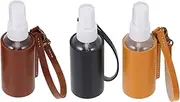 ARTSEWPLY 3pcs Spray Bottle Skin Empty Bottles Condiment Travel Spray Mist Leak Proof Vials Toiletry Travel Bottles Containers with Lids Vacuum Mini Hand Lotion Refillable Travel Bottles Pu