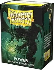 Arcane Tinmen Dual Matte Metallic Green Dragon Shield Sleeves (Box of 100)