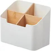 [VEAUUTAY] Multi-Function Storage Box TV Air Conditioner Remote Control Organizer Practical Tissue Box Home Cosmetic Storage White