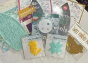 The Iron Extravaganza!! 101 Iron Quilt Labels, Iron Mat & 2 Scrubbers, 9 Items